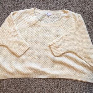 Crop sweater